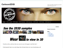 Tablet Screenshot of carlsson2d3d.com